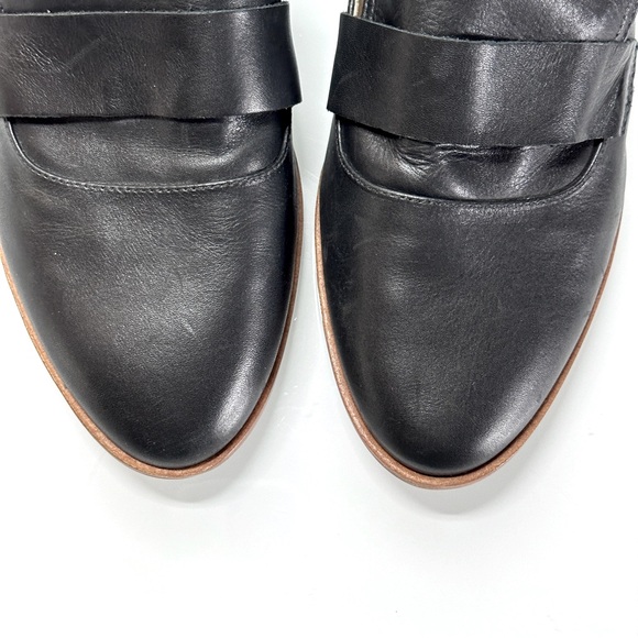 Neiman Marcus Leather Loafer 8.5 Minimalist Black - Picture 5 of 9